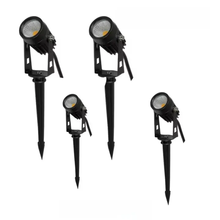 Luz de Jardín IP67 4pcs Bombillas de Paso de Acero Inoxidable Brillo de 450 Lúmenes Impermeable - 1