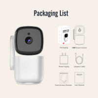 Cámaras de vigilancia interior doméstico inalámbrico WIFI Internet remoto inteligente Visión nocturna 1080p alarma vigilancia 360 grados - details 5