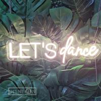 Let's Dance Letrero de neón Danza Letreros LED Letrero de neón para boda Decoración de pared Fiesta Bar Día de San Valentín Regalos de fiesta de cumpleaños Letrero de neón, mancave verlichting - details 4