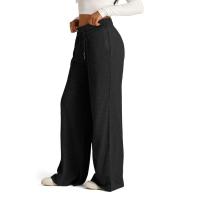 High Waisted Wide Leg Sweatpants Para Mujer Pantalones De Yoga Casuales Jogger De Cintura Baja Estilo Casual Cotton Ankle-Length - details 12