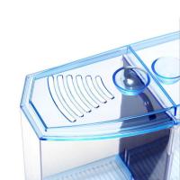 Caja de aislamiento transparente de plástico Betta para pecera con hierba de agua, rejilla única/doble, cría de peces - details 5