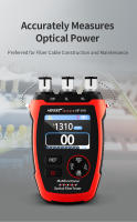 Noyafa NF-919 medidor de potencia 3 en 1 fuente de luz estable VFL REF localizador Visual de fallos herramienta de prueba de fibra óptica de luz roja - details 1