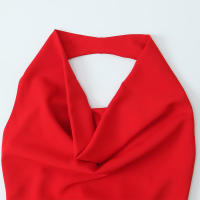 Vestido Midi Sin Mangas De Cuello Haltera Vintage Para Mujer Willshela Estilo Chic Con Cierre De Cremallera Y Abertura En La Espalda Vestido Elegante Para Damas - details 3