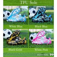 Botas de fútbol FG/TF para niños de alta calidad, zapatos de fútbol profesionales de fútbol sala, tacos escolares para niños y niñas, zapatillas de fútbol para césped - details 5