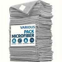 Juego de toalla de microfibra para coche, secado rápido, absorbente, forma Cuadrada, Ideal para limpieza - details 2