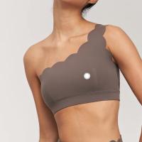 Sujetador deportivo de hombro, sujetador de yoga sin costuras con bordes festoneados, adecuado para ropa deportiva de mujer, gimnasio, correr, fitness - details 11