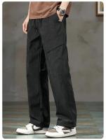 Pantalones de Trabajo Casuales para Hombres Ajuste Delgado, Múltiples Bolsillos, Estilo Callejero de Moda Urban - details 5