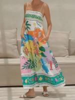 Hermoso y elegante vestido de playa para mujer, ribete con estampado de correas, moda de verano, novedad 2024 - details 1