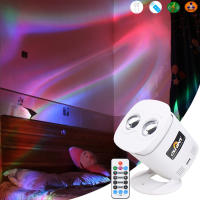 Proyector de Aurora de Arcoíris LED RGB Efecto de Luz de Baile DJ Disco - details 1