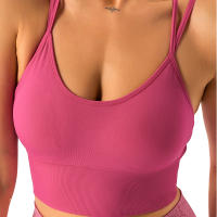 Nvgtn-Sujetador sin costuras para mujer, Top de licra, elástico, transpirable, realce de pecho, ropa interior deportiva de ocio - details 19