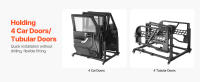 SucceBuy Carro de almacenamiento de puerta Jeep de 4 puertas para Wrangler JK JKU JL y Gladiator - details 1