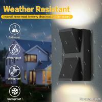 Lámpara de Pared Impermeable LED Exterior IP65 Luz de Jardín 5W 12W para Balcón Terraza y Patio con Iluminación Interior y Exterior - details 1