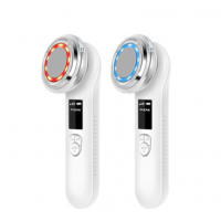 Instrumento de introducción de frío y calor instrumento de masaje facial casero micro-corriente lifting reafirmante rejuvenecimiento instrumento de belleza - details 0