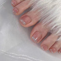 24Pc Uñas Postizas De Acrílico Desmontables Para Uso Profesional Uñas De Dedos Y Tobillos Decorativas Para Mujeres Y Niñas - details 3