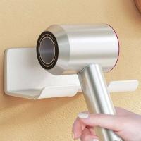 Soporte para el cabello, soporte de pared para baño no perforado, plástico para aire acondicionado, soporte para secador de pelo - details 9