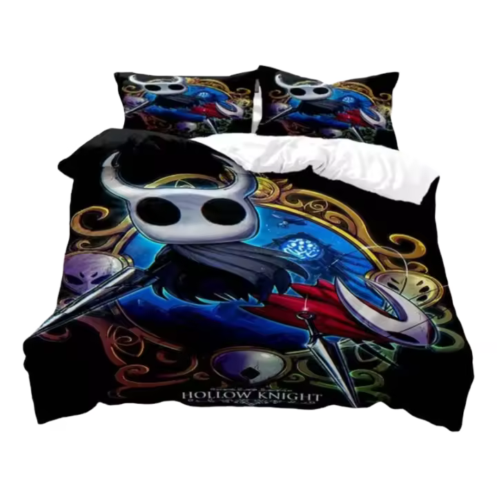 Juego de Ropa de Cama de Moda Hollow Knight Funda de Edredón de Impresión Digital - 1