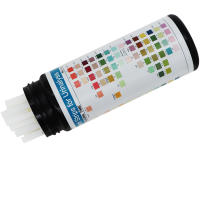 Papel de prueba de urinálisis URS-14, tiras reactivas de cetona, tiras de prueba de orina, leucocitos, nitrito, urobilinógeno, proteína pH 100 piezas - details 7