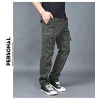 Pantalones de algodón para hombre al aire libre, pantalones Cargo gruesos y cálidos con forro, pantalones casuales para personas mayores, pantalones de invierno holgados - details 12