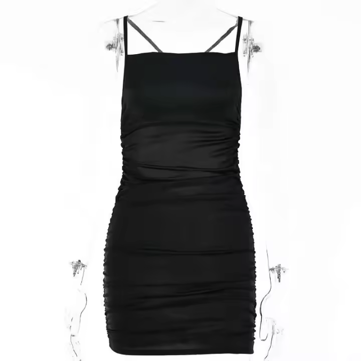 Elegante Vestido de Fiesta de Verano sin Espalda Ajuste Ajustado, Estilo Retro Real, Moda de Talla Grande 2022 - 1