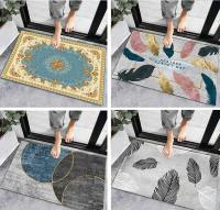 Alfombrilla antideslizante para puerta de entrada, alfombra moderna superabsorbente para baño, hogar, pasillo - details 3