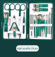 Juego de manicura 16 en 1, Kit de funciones completas, juegos profesionales de pedicura de acero inoxidable con estuche portátil de cuero, Idea de regalo - details 6