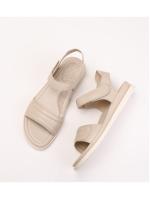 Sandalias de velcro cómodas y antideslizantes con suela suave para mujer, novedad de verano 2025, zapatos de playa de viaje de moda con suela plana para mujer - details 8
