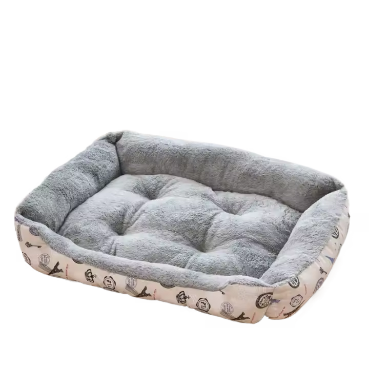 Alfombrilla para Dormir de Mascotas Hipoalergénica Alfombra de Cama de Algodón para Perros y Gatos - 1