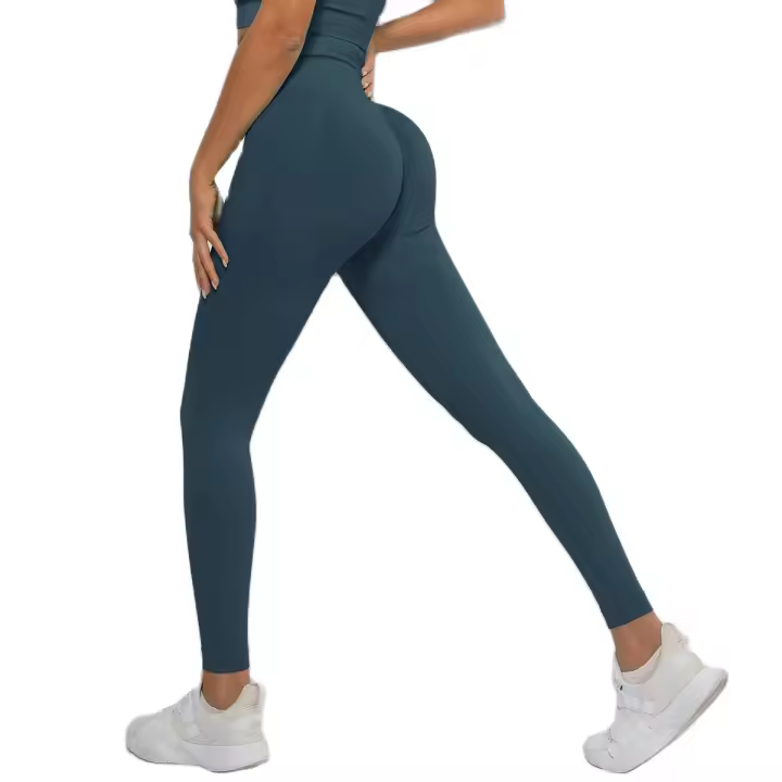 Leggings sin costuras para mujer, leggings de gimnasio, deportes, entrenamiento, correr, yoga, Fiess - 1