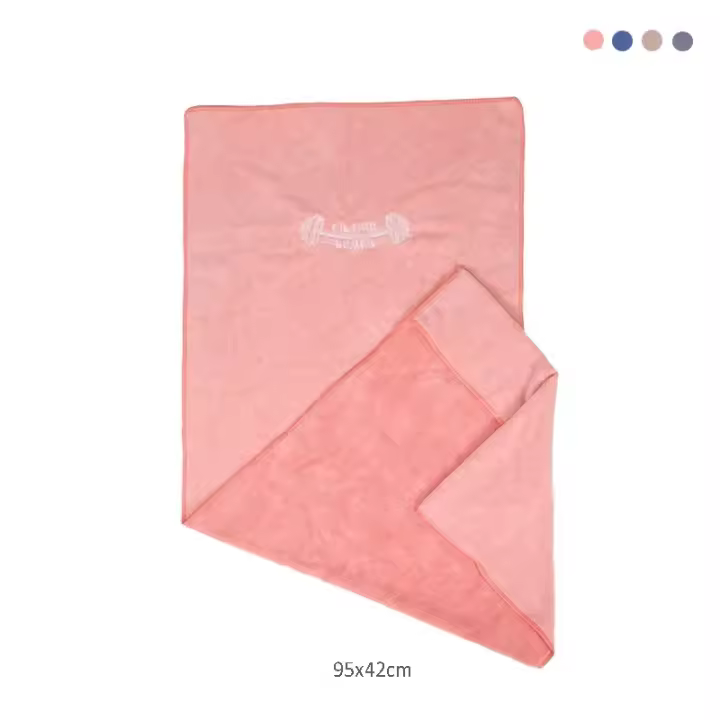 Toalla de microfibra antideslizante para gimnasio, toalla refrescante de secado rápido para Yoga, ejercicio, natación y Fitness, para correr en la playa y el cuerpo, 42x95cm - 1