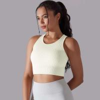 Hamidou-Sujetador deportivo para mujer, ropa interior de gimnasio, hilo Sexy, informal, a rayas, sin costuras, Top ajustado para gimnasio - details 10