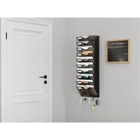 Soporte de Metal A4 con 8 Compartimentos Revistero Organizador de Pared para Oficina con 5 Ganchos - details 45