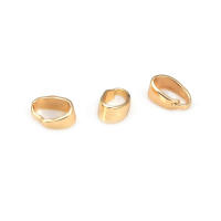 7x3,5 MM 6x4MM 7x5MM 9x4MM 18K Color oro latón dijes conector colgantes cierres suministros para fabricación de joyas accesorios Diy - details 18