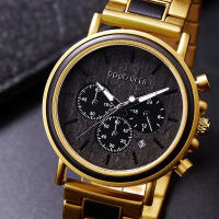 Reloj de Madera para Hombre DODO DEER – Reloj de Cuarzo Multifuncional Personalizado, Estilo Clásico y Elegante - details 22