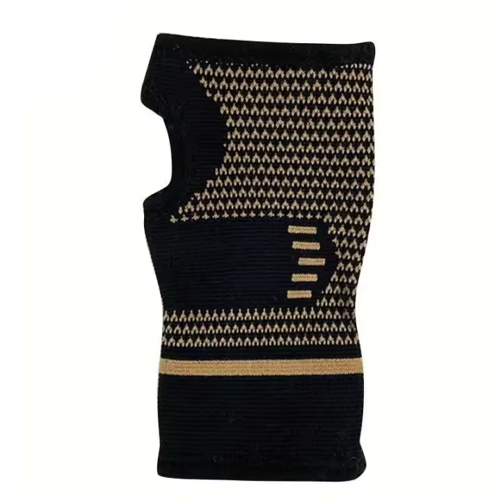 Protector de gimnasio para Crossfit, muñequera deportiva para culturismo, soporte de compresión, vendaje protector de muñeca tejido, 1 ud. - 1