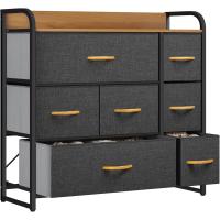 Unidad de Almacenamiento de Tela, con 7 cajones Extraíbles, Cómoda para Sala de Estar, Dormitorio - details 0