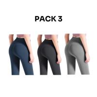 Pack Ahorro 3 piezas LIBERTAD COPES Leggings de Yoga, Pantalones de Yoga de Cintura Alta para Mujer - details 1