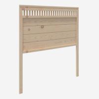 Cabecero Bora para Cama de 150 Fabricado en Madera Maciza de Pino insigni Acabado Blanco Satinado - details 5