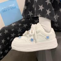 Nuevos Zapatos Casuales de Plataforma Blancos para Mujer, Versátiles y Cómodos, Estilo Nicho 2025 - details 4