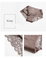Conjunto de bragas caladas sin costuras para mujer, ropa interior cómoda de encaje, bragas deportivas de tiro bajo, lencería suave para mujer, 3 uds./lote - details 12