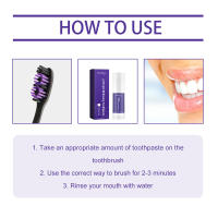 Purple refresca el blanqueamiento bucal, elimina las manchas amarillas, limpia y cuida la pasta de dientes - details 3