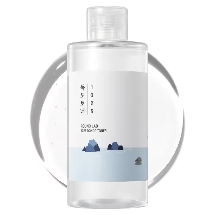 ROUND LAB 1025 Dokdo Toner 6.76 Fl Oz, control de aceite y reduce el exceso de sebo, tónico facial exfoliante suave, agua de aguas profundas para - 1