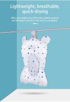 Cojín de apoyo para el asiento del baño del bebé Cojín antideslizante suave y cómodo para el cuerpo Cojín plegable para el baño del bebé Alfombra para el baño de la silla Almohada para la bañera del recién nacido - details 8