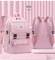 Mochila escolar para adolescentes, morral sencillo de color sólido para mujer, morral escolar juvenil para mujer - details 11