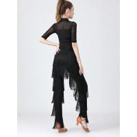 Pantalones con Flecos de Múltiples Capas para Mujer 2024 Pantalones de Baile de Color Sólido con Borlas Ropa de Fiesta de Talla Grande - details 7