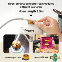 Estufa de Camping Portátil de Acero Inoxidable Quemador de Gas de Alta Potencia de 19800W con 7 Núcleos A Prueba de Viento, Ideal para Deportes y Aire Libre - details 1