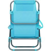 Sillas de Playa Rebanales Plegables con Reposacabezas Estructura Ligera de Aluminio, Transpirable, Resistente Portátiles para Jardín, Camping, Piscina, Terraza - details 2