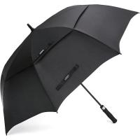 Paraguas de golf con apertura automática, paraguas impermeables a prueba de viento con techo doble extra grande de gran tamaño - details 0