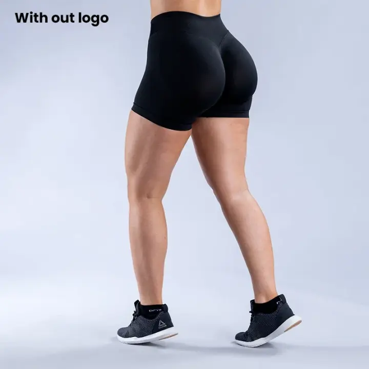 NVGTN pantalones cortos de impacto sin costuras para mujer, ropa de medio pantalón suave para Fitness, Yoga, gimnasio, correr, bicicleta - 1
