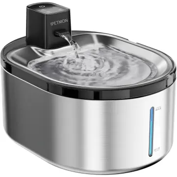 Fuente De Agua Para Gatos Inalámbrica Recargable - 2.6L Con Sensor De Movimiento, 3 Modos, Sin Cables, Filtro Incluido