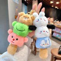 Linda muñeca Jenga llavero peluche juguete adornos coche llavero - details 5